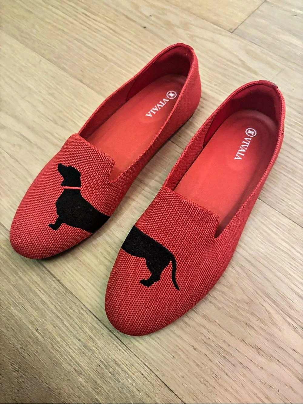 VIVAIA Red & Black Flats EU 39.5